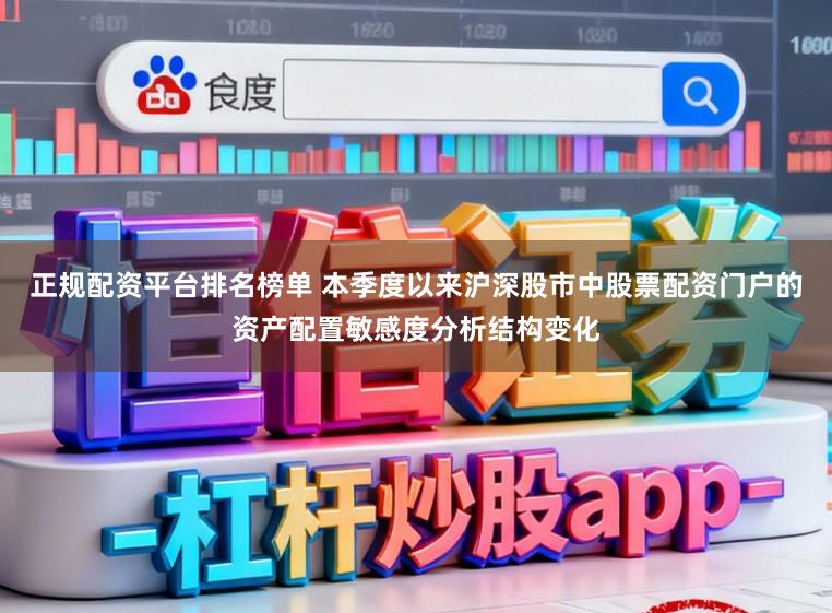 正规配资平台排名榜单 本季度以来沪深股市中股票配资门户的资产配置敏感度分析结构变化