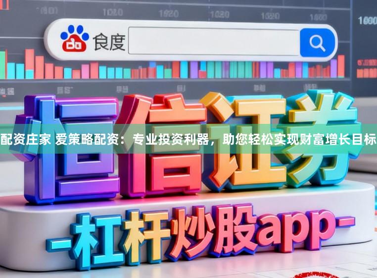 配资庄家 爱策略配资：专业投资利器，助您轻松实现财富增长目标