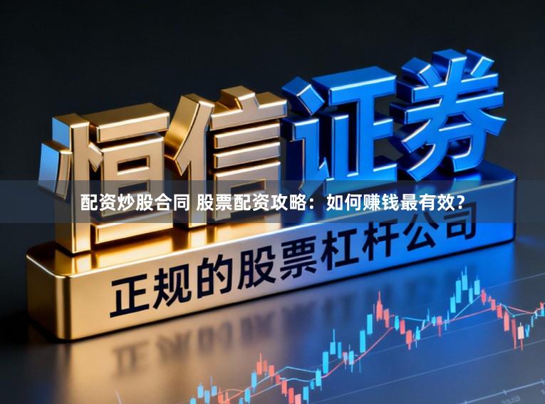 配资炒股合同 股票配资攻略:如何赚钱最有效?