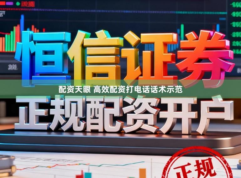 配资天眼 高效配资打电话话术示范